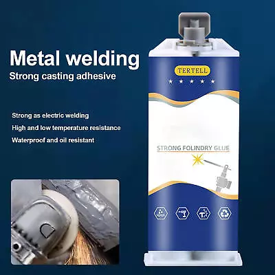 Welding Glue Repair Metal Super Glue Iron Steel Quick Drying Adhesive 100ML • $10.48