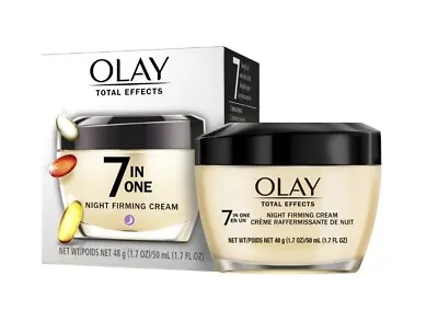 Olay Total Effects 7 In One Night Firming Cream 1.7 Oz NEW Free Shipping • $19.99