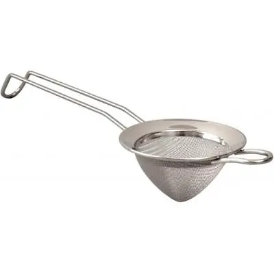 Fine Mesh Cocktail Strainer Removing Fruit Leaves Stainless Steel Strainer 70mm • £6.45