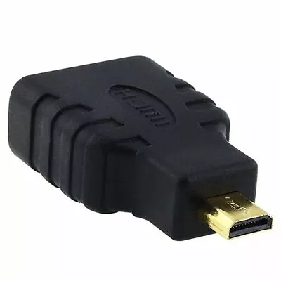 AKORD Gold Plated HDMI Female To Type D Micro HDMI Male Adapter Convertor • £2.49