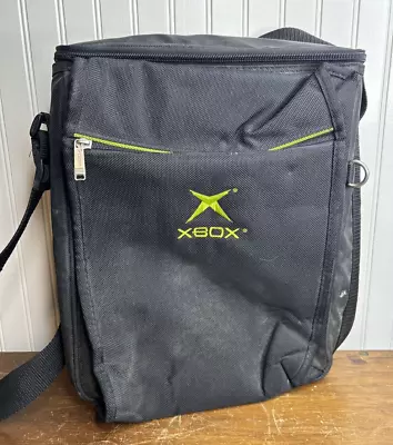 Official Microsoft Original XBOX Carrying Case Logo Tall Storage Bag • $24.99