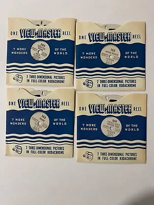 Viewmaster Reels  MIAMI FLORIDA  (from A Tourist's Point Of View) 4-REEL SET • $12.50