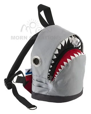 SHARK Backpack SMALL Morn Creations Bag Infant GRAY Killer Whale Jaws Seal  • $29.99