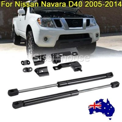 $32.95 • Buy 1Pair Bonnet Hood Gas Struts Kits For Nissan Pathfinder R51 Navara D40 2005-2014