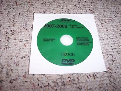 2008 Ford F250 Truck Shop Service Repair Manual DVD 5.4L 6.0L Diesel 6.8L • $62.30