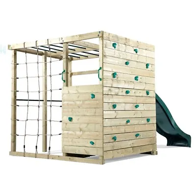 £599.99 • Buy Plum Play Climbing Frame Kids Child W/Slide, Den & Monkey Bars Wooden Frame Cube