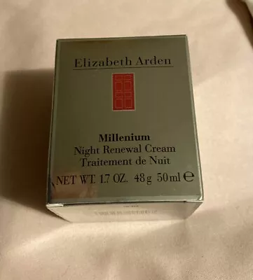 Elizabeth Arden Millenium Night Renewal Cream 1.7 Oz.  New • $17.50