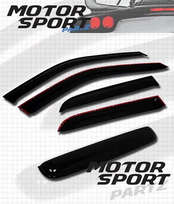 JDM Outside Mount 2MM Vent Visors 5pcs & Sunroof Volkswagen Golf Rabbit 06-08 • $54.53