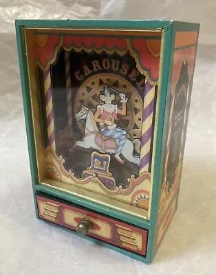 Sankyo Shoji Music Box The World Of Kuji Murai Carousel No. 44-317 1993 • $29.99