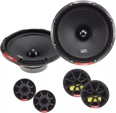 Vibe Audio Slick 6c 480w 5.25  130mm Component Car Tweeter Speaker Component Set • $78.27