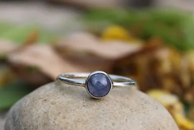 925 Sterling Silver Ring' Natural Tanzanite Ring' Christmas Gift' Silver Jewelry • £21.06