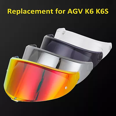 Motorcycle Helmet Visor For AGV K6 K6S Helmet Wind Shield UV Protection F8Q3 • $16.95
