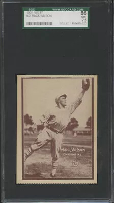 1931 W517 #42 Hack Wilson Chicago Cubs SGC 86 NM+ 7.5 Hall-of-Fame • $720