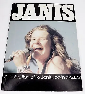 Janis: A Collection Of 16 Janis Joplin Classics Hal Leonard Songbook HL00312220 • $10.99