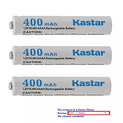 Kastar Ni-MH AAAA Battery 1.2V 400mAh For Surface Pro 3/4 Pen Bamboo Ink Pen • $9.99