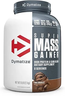 Dymatize Super Mass Gainer Protein Powder 1280 Calories & 52g Protein - 6 Lbs • $59.69
