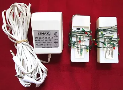 LEMAX Christmas Village Lights And Adapter WORKS GREAT! 1990s • $19.95