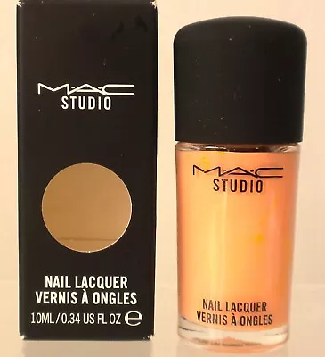 MAC NAIL POLISH / LACQUER TO DYE FOR (PALE ORANGE ) Cream NEW FULL SIZE IN BOX ! • $6.76