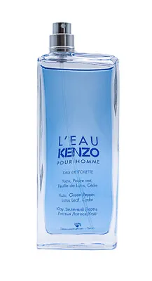 L'eau Kenzo Pour Homme By Kenzo 3.4 Oz EDT Cologne For Men Tester • $28.46