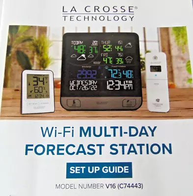 La Crosse Technology V16 Wi-Fi Weather Station • $29.95