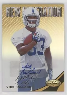 2012 Certified Mirror Gold Signatures /25 Vick Ballard #310 Rookie Auto RC • $9.44