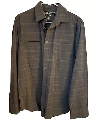 Mossimo Supply Co Mens Gray Button Down Shirt Size Large • $10.45