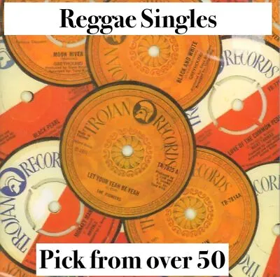 £10 • Buy REGGAE 45rpm SINGLES - Pick From 50+ Records Trojan, 60s, 70s, 80s Jukebox