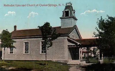 Quaker Springs N.Y. Methodist Episcopal Church Vintage 1908 Postcard • $8.95