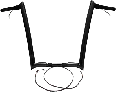 Yaffe Wired 14  Black OEM Monkey Ape Hangers Bars Handlebars Harley Touring FLTR • $649.95