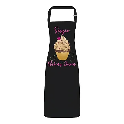 £15.99 • Buy Personalised Apron. Any Name Cup Cake Baking Queen. Adjustable Neck Strap. Gift