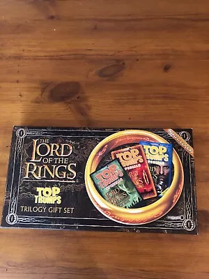 The Lord Of The Rings Top Trumps Trilogy Gift Set Limited Edition • £20