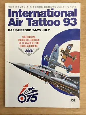 £4.15 • Buy Royal International Air Tattoo Riat Raf Fairford 1993 Air Show Programme