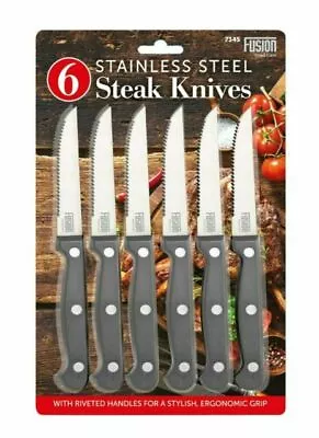 Kitchen Steak Knives (Set Of 6) • £4.95