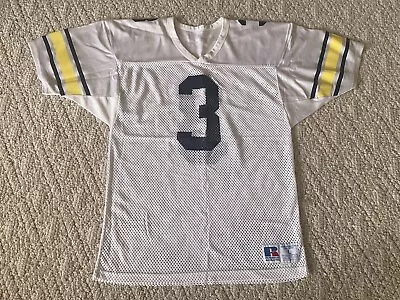 University Of Michigan Wolverines Football Away Jersey 1990's Russell • $49.99