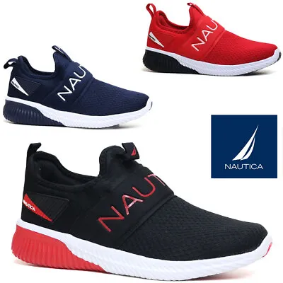 Mens Slip On Casual Walking Running Jogging Sports Gym Trainers Shoes Pumps Size • £16.95