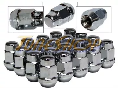 20 Bulge Acorn Wheels Rims Lug Nuts 12x1.5 M12 12 1.5 Closed End Chrome 19 Hex M • $19.95