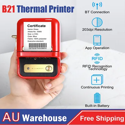 $79.99 • Buy NIIMBOT B21 Label Printer Portable Wireless Thermal Label Maker Sticker Printer