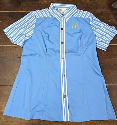 Vintage McDonalds  Uniform Shirt  Short Sleeve Size 20 Lot# 133 • $40