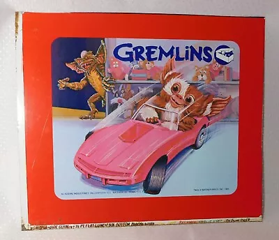 Gremlins Lunch Box Original Image Metal Unpressed Flat Sheet From Factory • $19.99