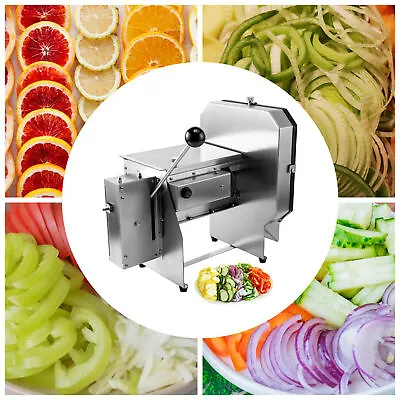 120W Commercial Fruit Vegetable Slicer Potato Slicing Machine Cabbage Shredder  • $285