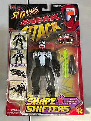 ToyBiz Marvel Spider-Man Sneak Attack Shape Shifters Venom 1998 C3 • $29.95