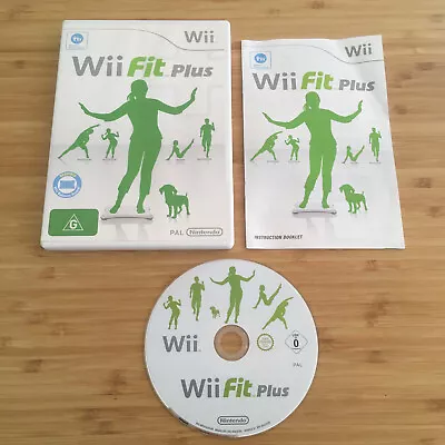 Wii Fit Plus | Nintendo Wii Game (Plays On Wii U) | Aussie Seller | Free Postage • $12.95