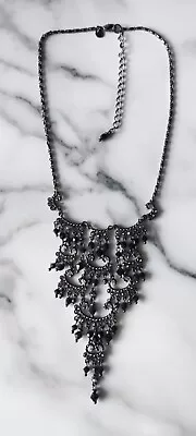 M & S Black Goth/Party Necklace • £7