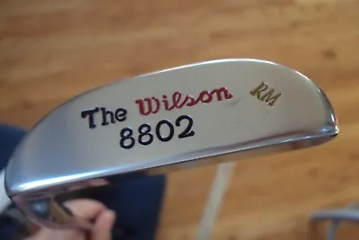 The Wilson 8802 RM Putter 35  W/COA And Case Mandrella #710 Mint Condition J34 • $779.99