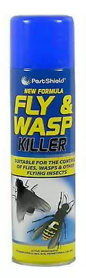 Fly & WASP Killer Spray 300ml Aerosol Flies Wasps Flying Ants Midges Mosquitoes • £4.99