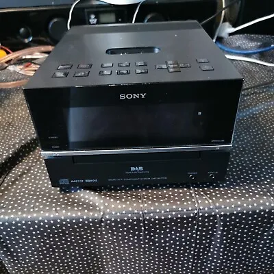 Sony CMT-BX77DBi DAB FM AM CD Radio Compact Hi-Fi Stereo IPod Dock Music 30 PIN • £34.99