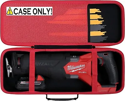 Storage Case For Milwaukee Cordless Reciprocating Saw M18 Fuel Sawzall Brushless • $52.99