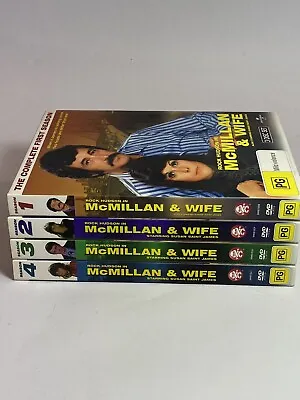 McMillan And Wife Season 1- 4 DVD Free Post • $32.10