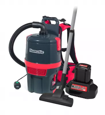 Cordless Numatic Rsb150nx Backpack Commercial Vacuum Cleaner 80 Minutes Run Time • $1595