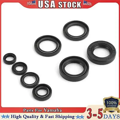 Engine Oil Seal Kit Fit Yamaha DT125 DT175 MX125 MX175 IT175 YZ125 1974-1983 F7 • $17.76